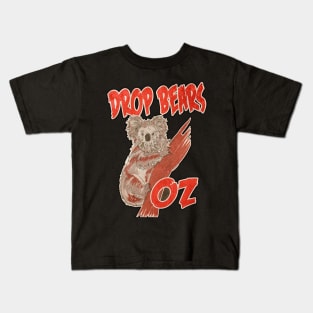 Ozzie Drop Bear Kids T-Shirt